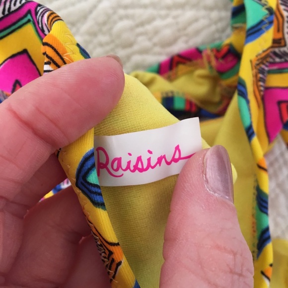 Fun multi color bikini!!! TOP ONLY - Picture 7 of 7